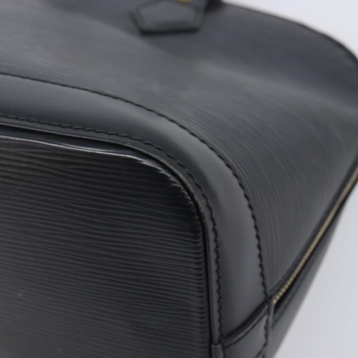 LOUIS VUITTON Epi Alma Hand Bag Noir black M52142 LV Auth LN004A