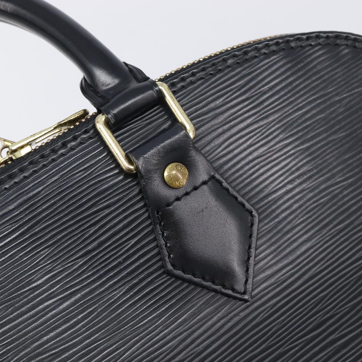 LOUIS VUITTON Epi Alma Hand Bag Noir black M52142 LV Auth LN004A