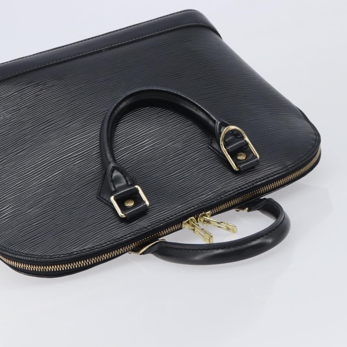 LOUIS VUITTON Epi Alma Hand Bag Noir black M52142 LV Auth LN004A