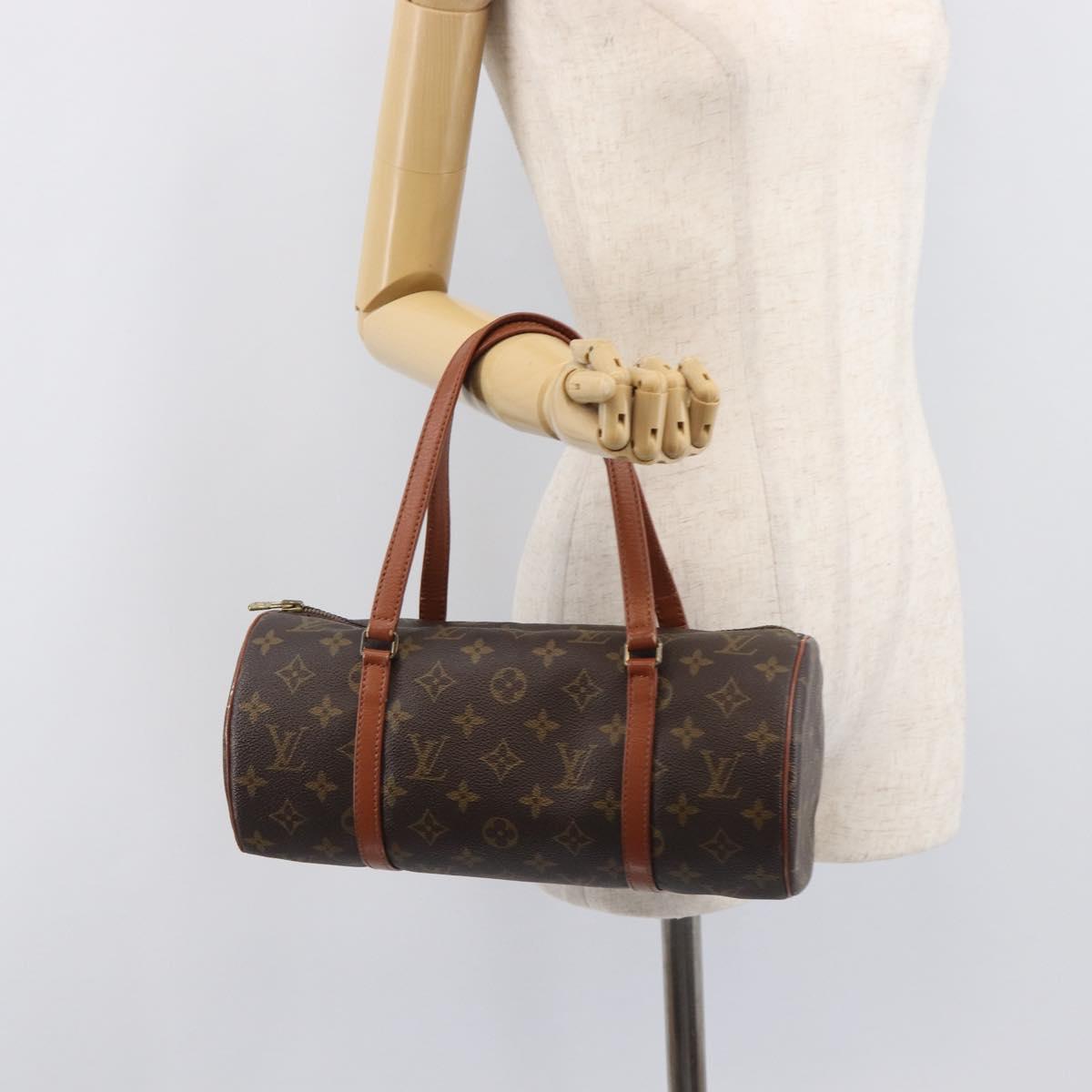 LOUIS VUITTON Monogram Papillon 30 Hand Bag Vintage M51365 LV Auth LN006A