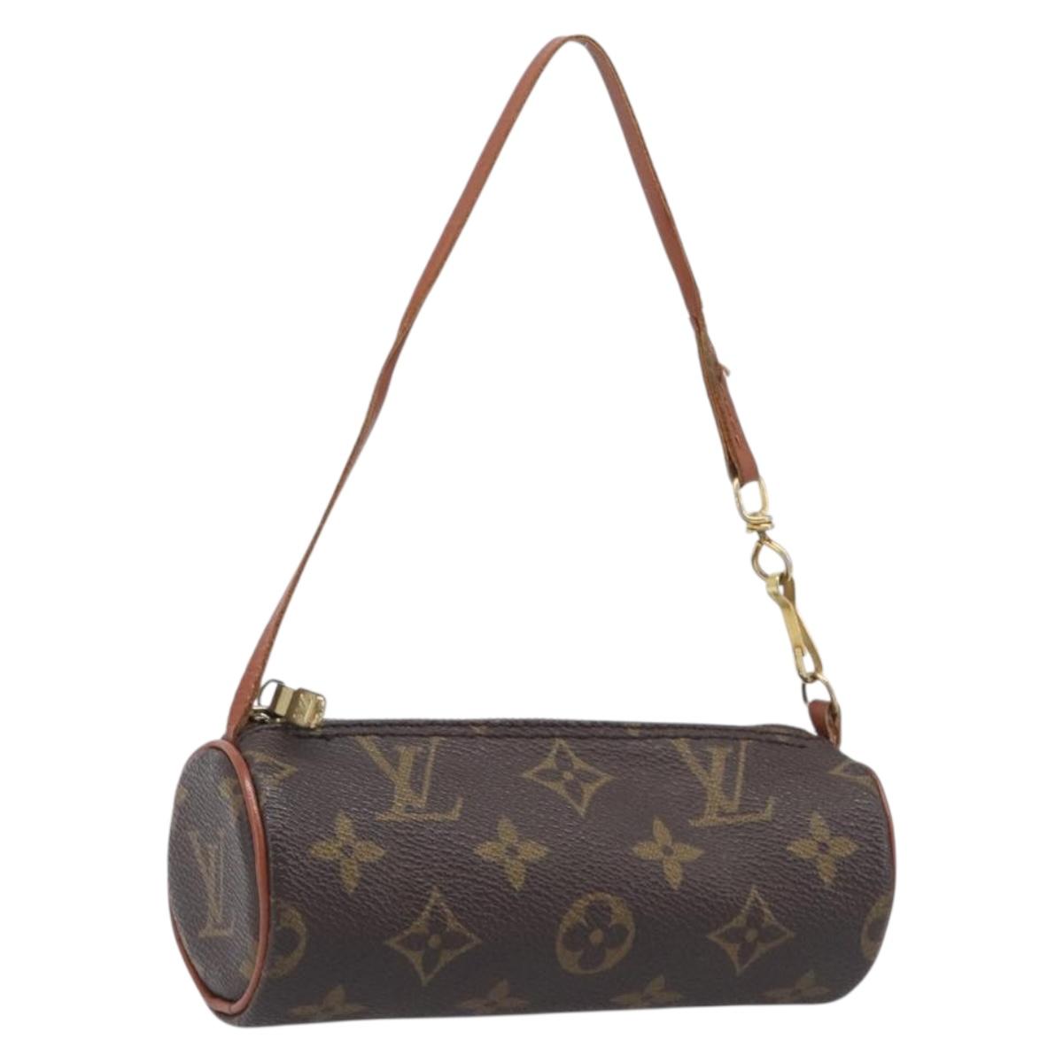 LOUIS VUITTON Monogram Papillon Pouch LV Auth LN007