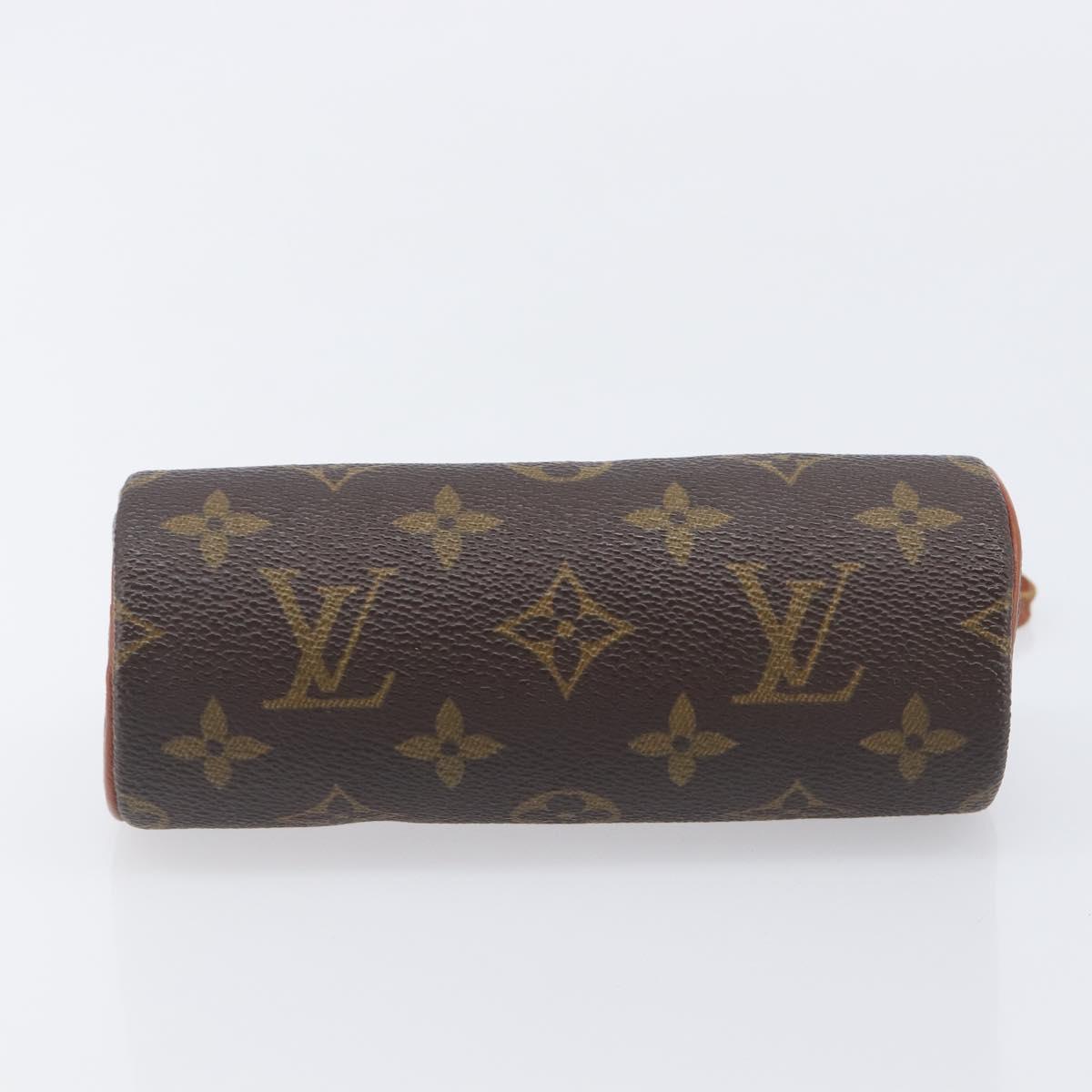 LOUIS VUITTON Monogram Papillon Pouch LV Auth LN007