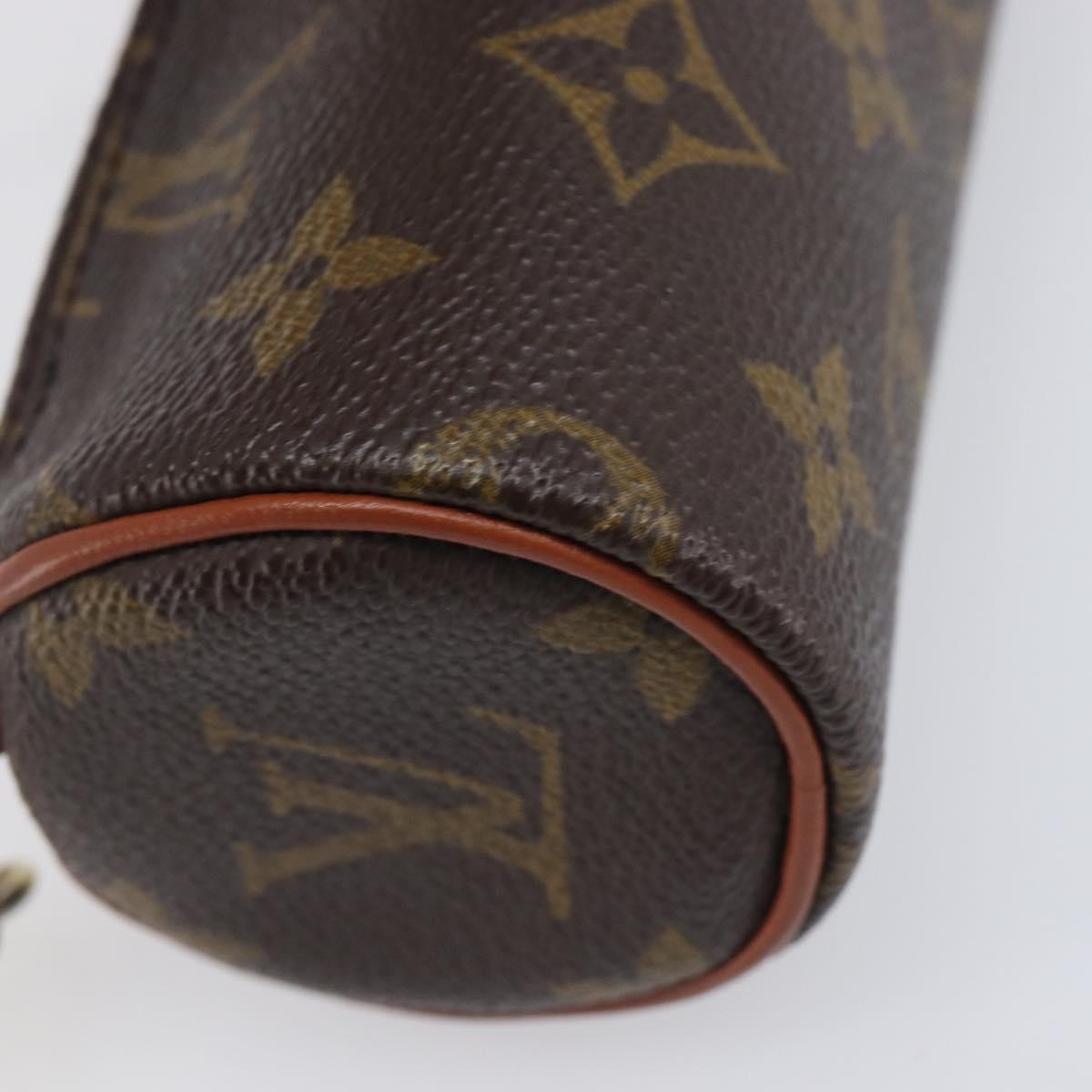 LOUIS VUITTON Monogram Papillon Pouch LV Auth LN007