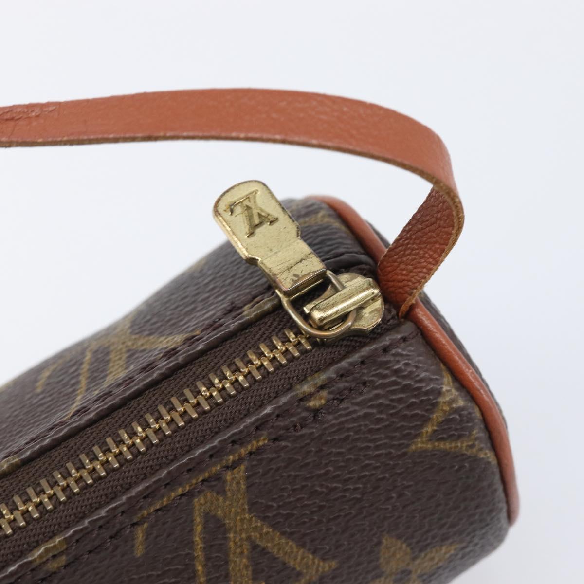LOUIS VUITTON Monogram Papillon Pouch LV Auth LN007