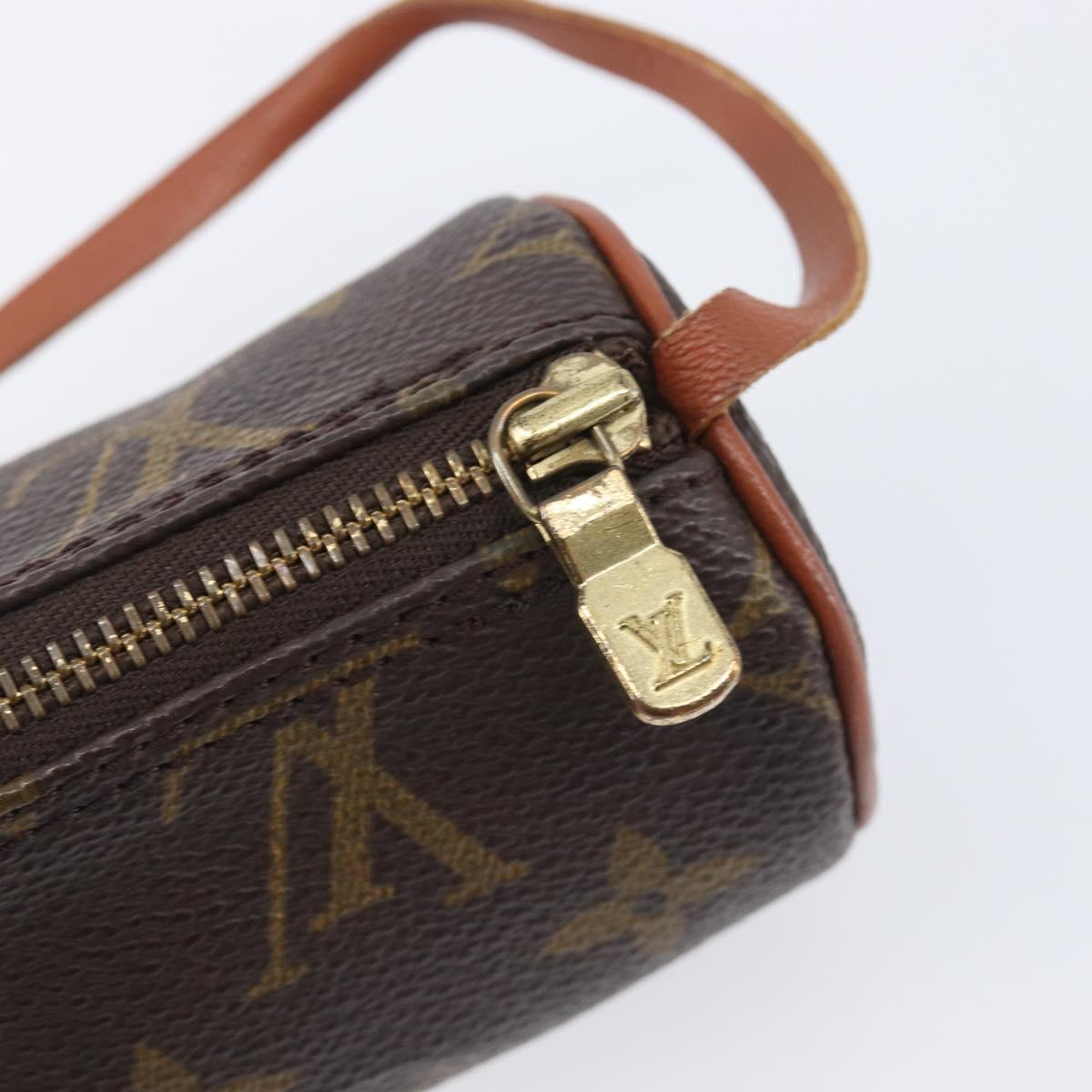 LOUIS VUITTON Monogram Papillon Pouch LV Auth LN007
