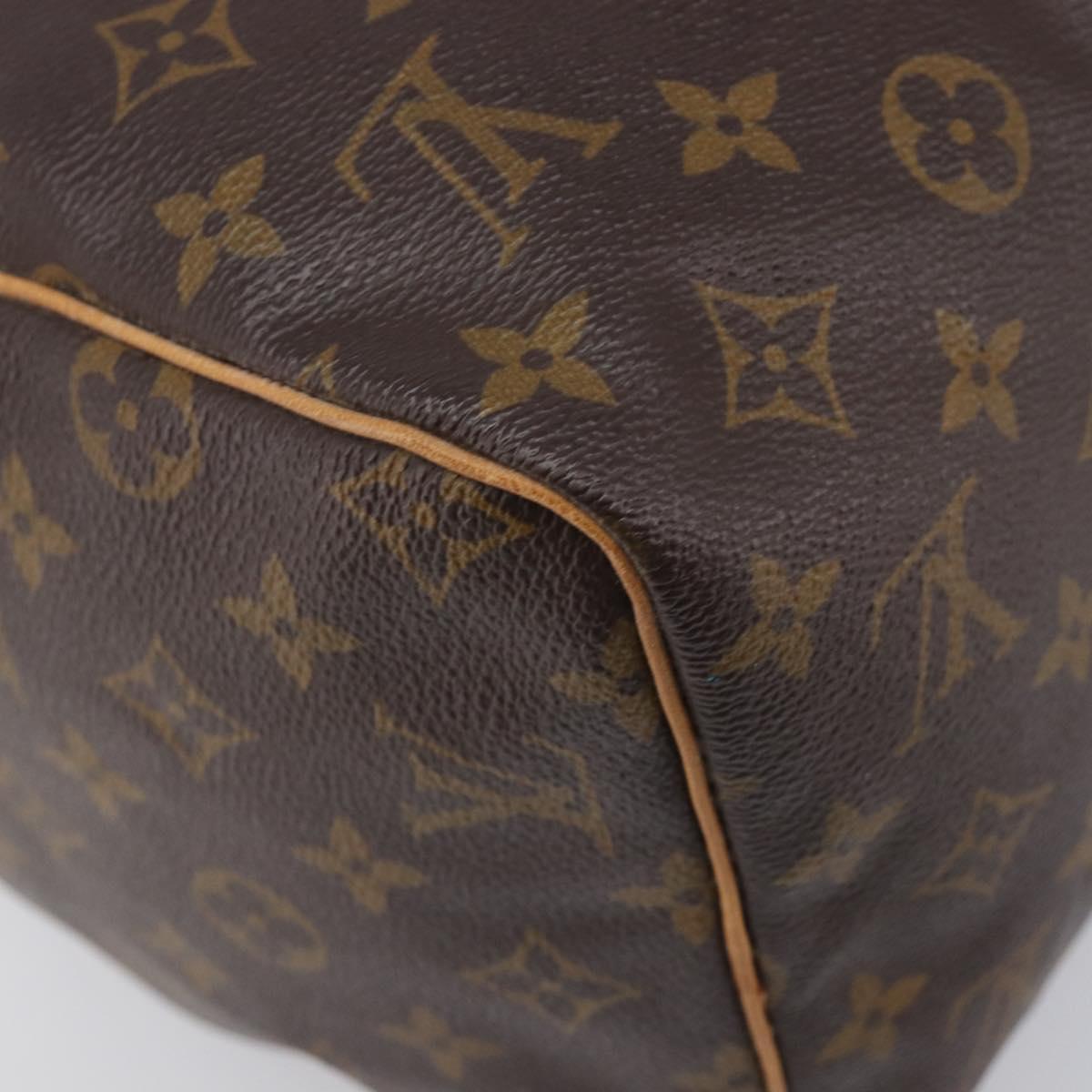 LOUIS VUITTON Monogram Speedy 30 Hand Bag M41526 LV Auth LN013V