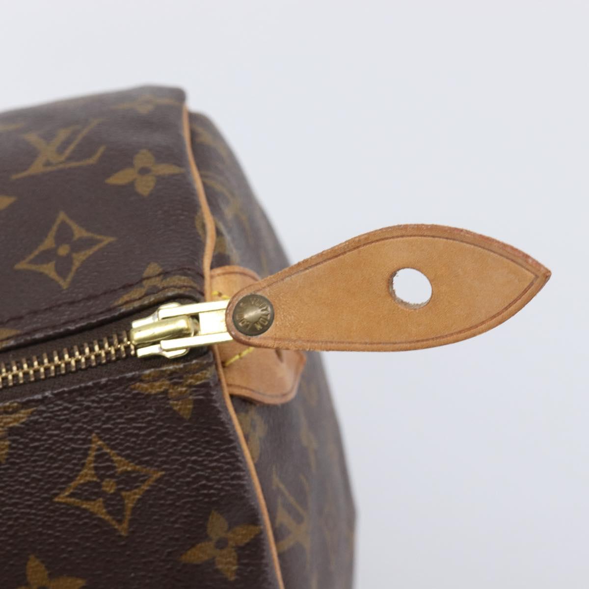 LOUIS VUITTON Monogram Speedy 30 Hand Bag M41526 LV Auth LN013V