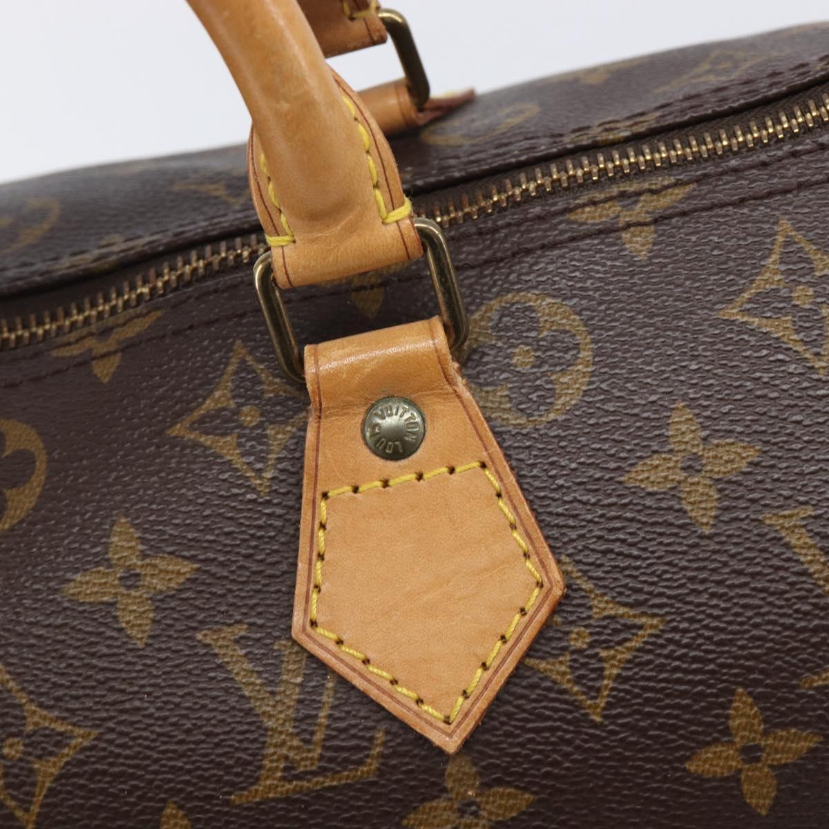 LOUIS VUITTON Monogram Speedy 30 Hand Bag M41526 LV Auth LN013V