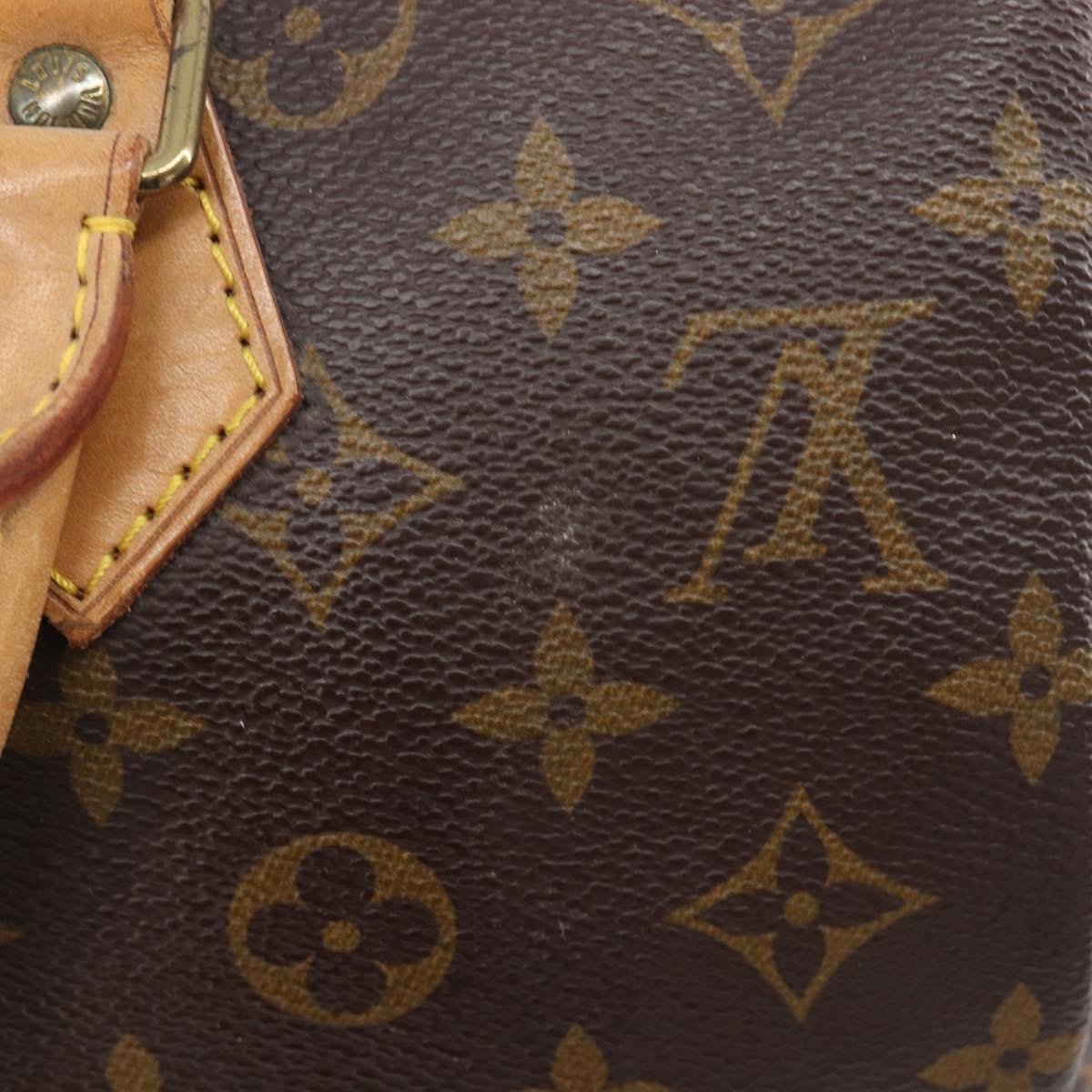 LOUIS VUITTON Monogram Speedy 30 Hand Bag M41526 LV Auth LN013V