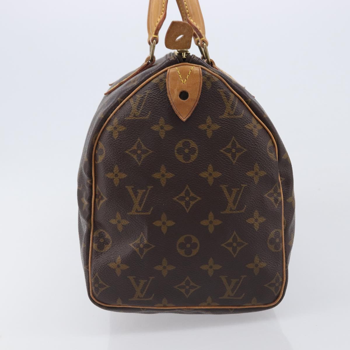 LOUIS VUITTON Monogram Speedy 30 Hand Bag M41526 LV Auth LN013V