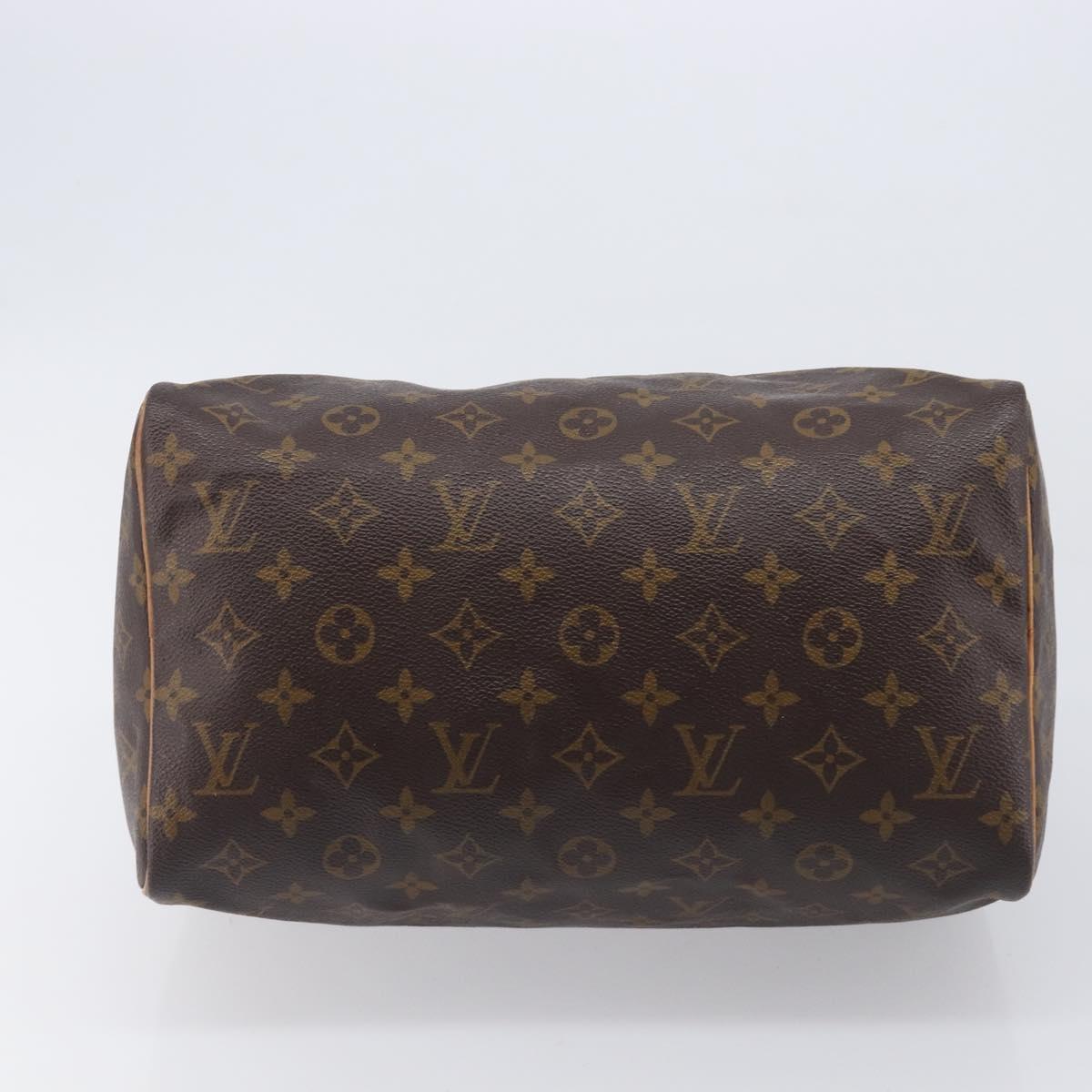 LOUIS VUITTON Monogram Speedy 30 Hand Bag M41526 LV Auth LN013V