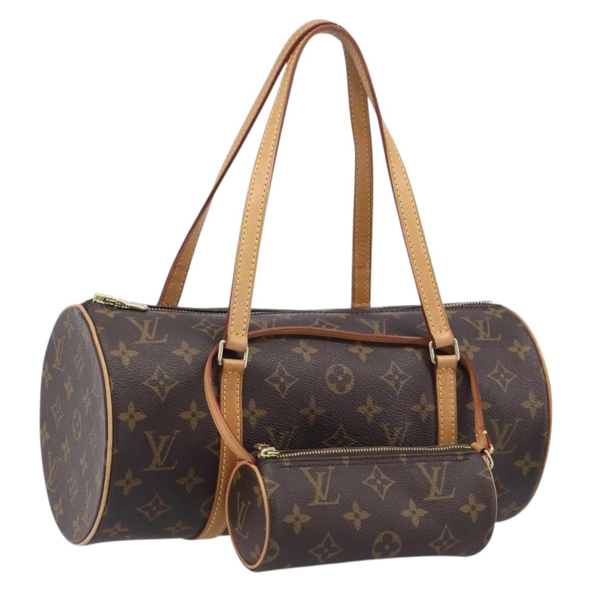 LOUIS VUITTON Monogram Papillon 30 Hand Bag M51385 LV Auth LN017V
