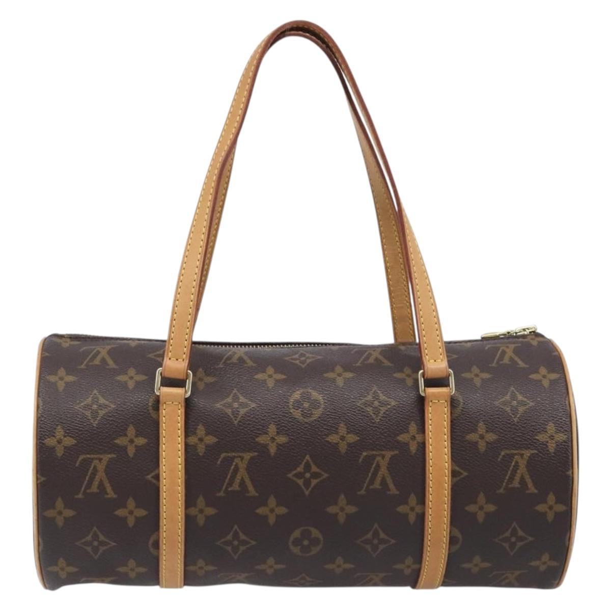LOUIS VUITTON Monogram Papillon 30 Hand Bag M51385 LV Auth LN017V
