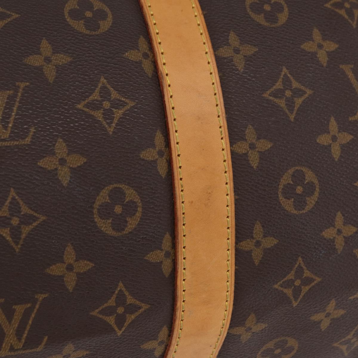 LOUIS VUITTON Monogram Keepall 60 Boston Bag M41422 LV Auth LN037A
