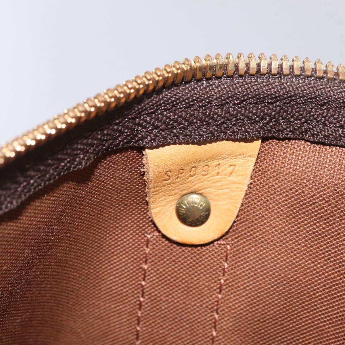 LOUIS VUITTON Monogram Keepall 60 Boston Bag M41422 LV Auth LN037A