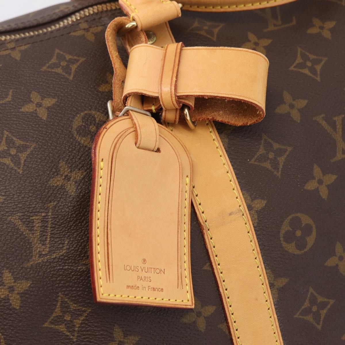 LOUIS VUITTON Monogram Keepall 60 Boston Bag M41422 LV Auth LN038A