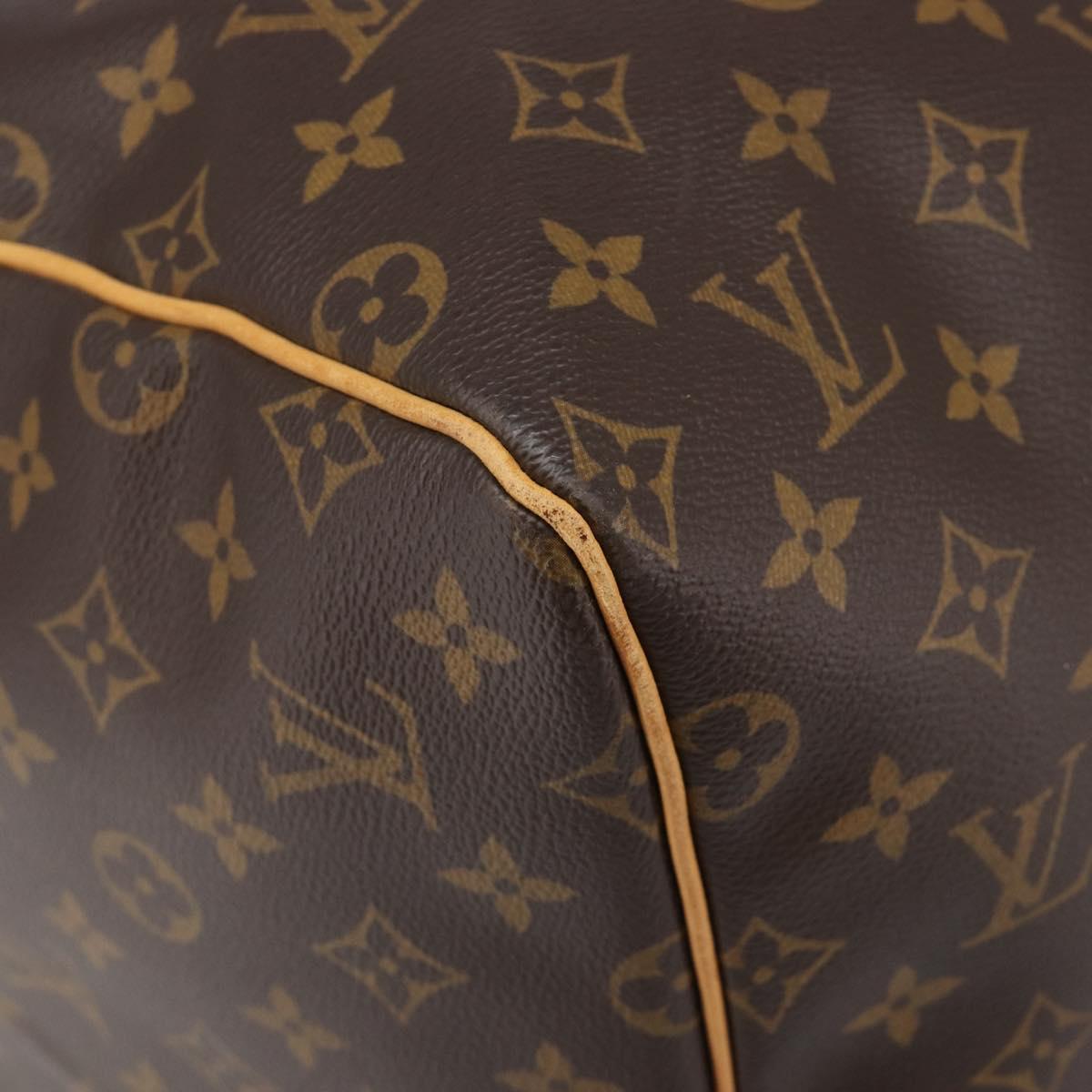 LOUIS VUITTON Monogram Keepall 55 Boston Bag M41424 LV Auth LN039V