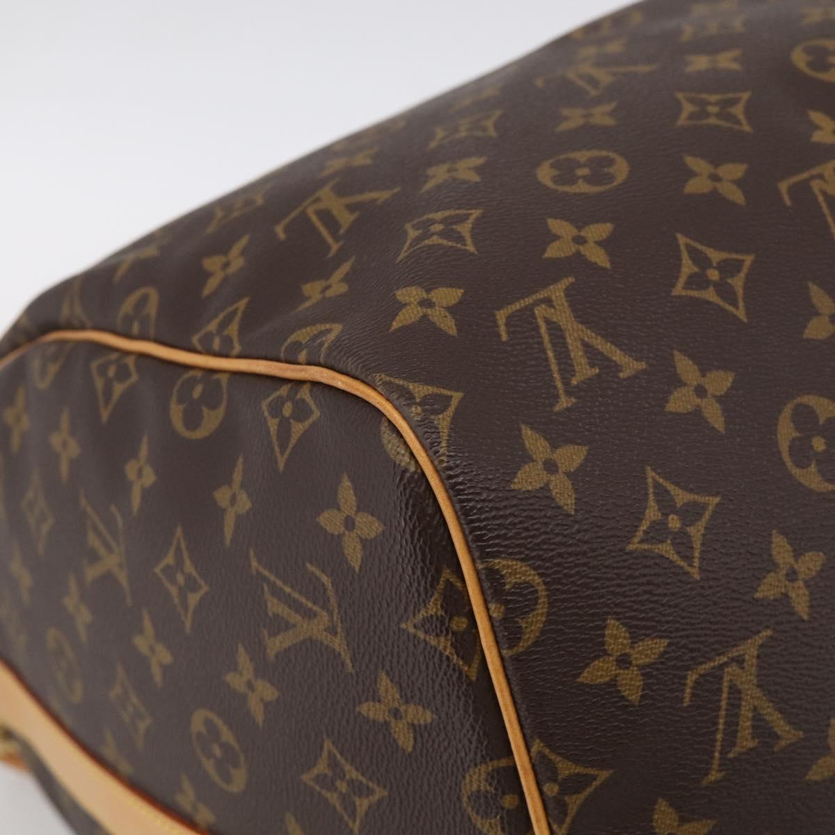 LOUIS VUITTON Monogram Keepall Bandouliere 55 Boston Bag M41414 LV Auth LN040V
