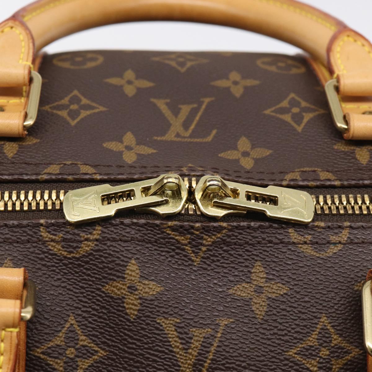 LOUIS VUITTON Monogram Keepall Bandouliere 55 Boston Bag M41414 LV Auth LN040V