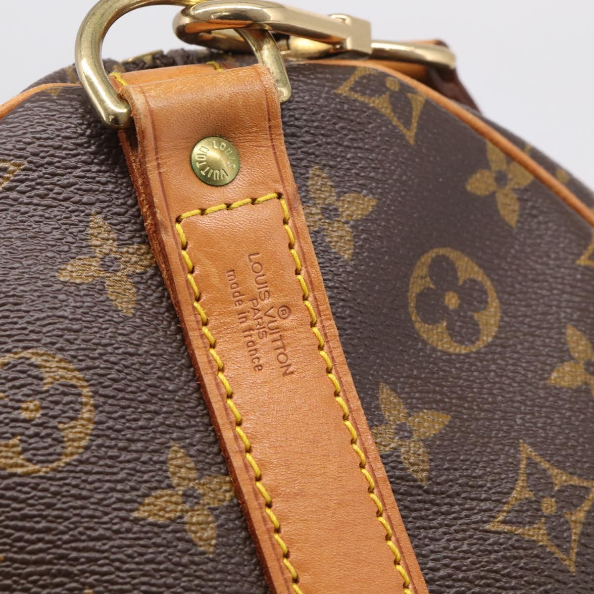 LOUIS VUITTON Monogram Keepall Bandouliere 55 Boston Bag M41414 LV Auth LN041V