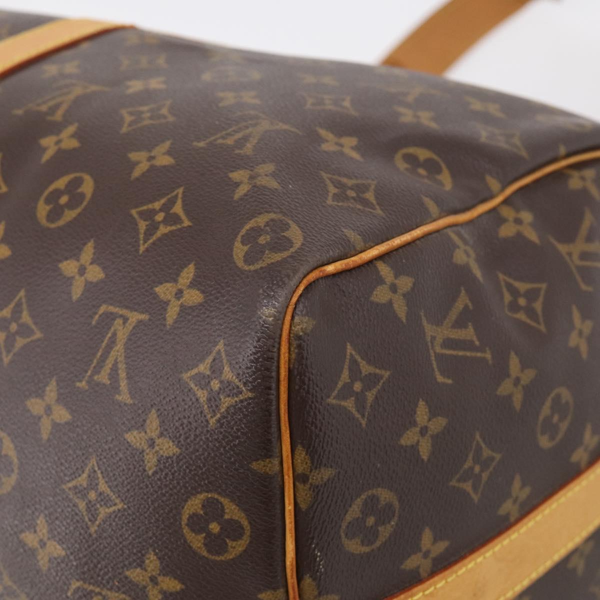LOUIS VUITTON Monogram Keepall Bandouliere 50 Boston Bag M41416 LV Auth LN042V