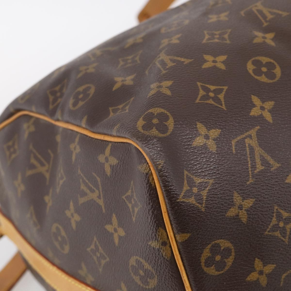 LOUIS VUITTON Monogram Keepall Bandouliere 50 Boston Bag M41416 LV Auth LN042V