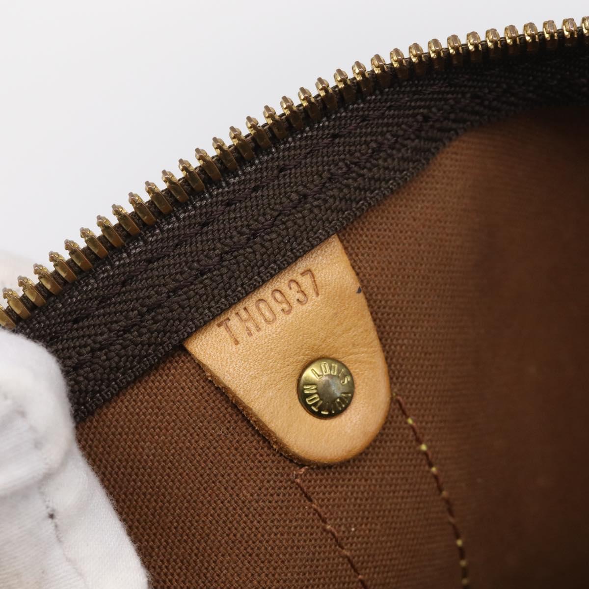 LOUIS VUITTON Monogram Keepall Bandouliere 50 Boston Bag M41416 LV Auth LN042V