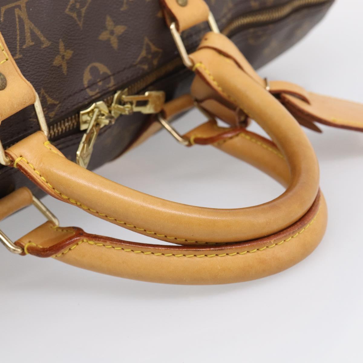 LOUIS VUITTON Monogram Keepall Bandouliere 50 Boston Bag M41416 LV Auth LN042V