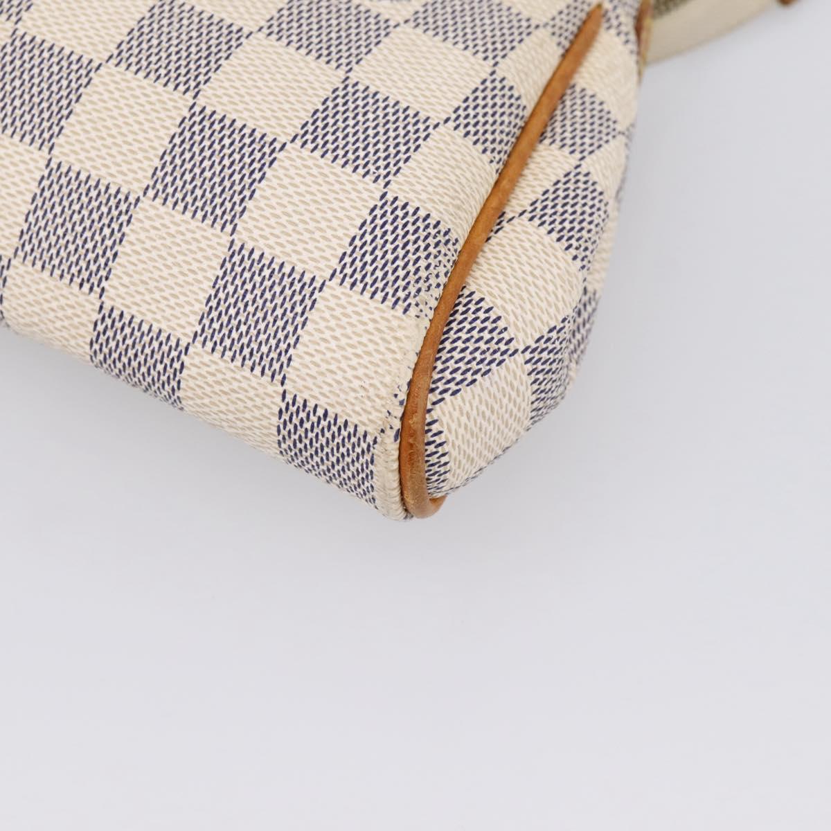 LOUIS VUITTON Damier Azur Eva Shoulder Bag N55214 LV Auth LN062