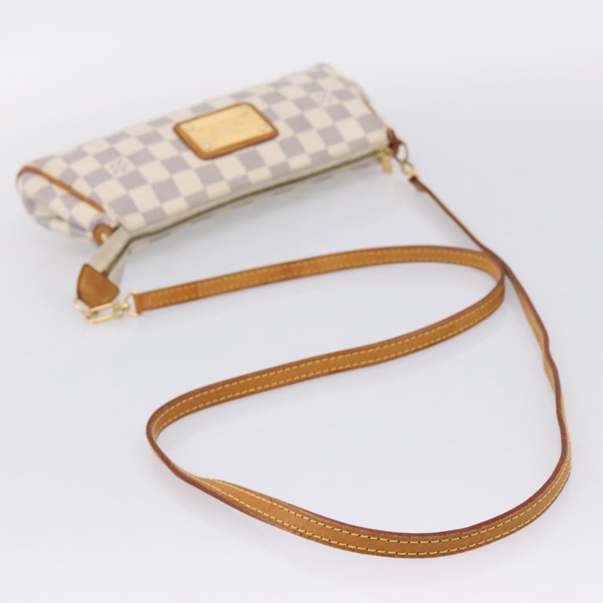LOUIS VUITTON Damier Azur Eva Shoulder Bag N55214 LV Auth LN062