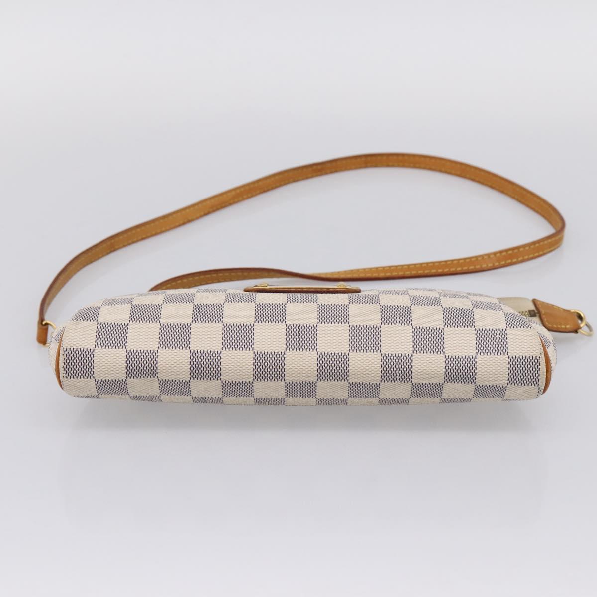 LOUIS VUITTON Damier Azur Eva Shoulder Bag N55214 LV Auth LN062
