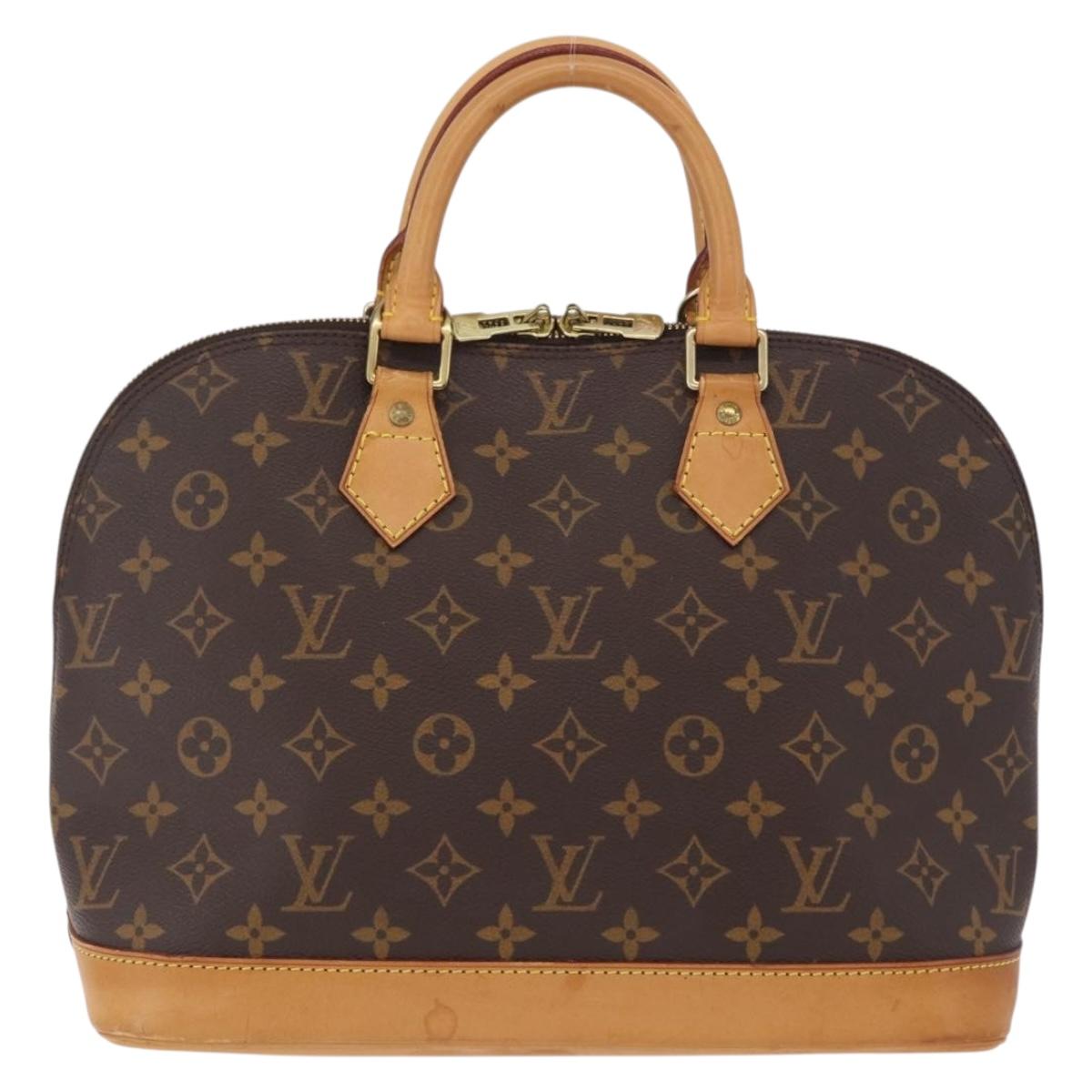 LOUIS VUITTON Monogram Alma Hand Bag M51130 LV Auth LN066A