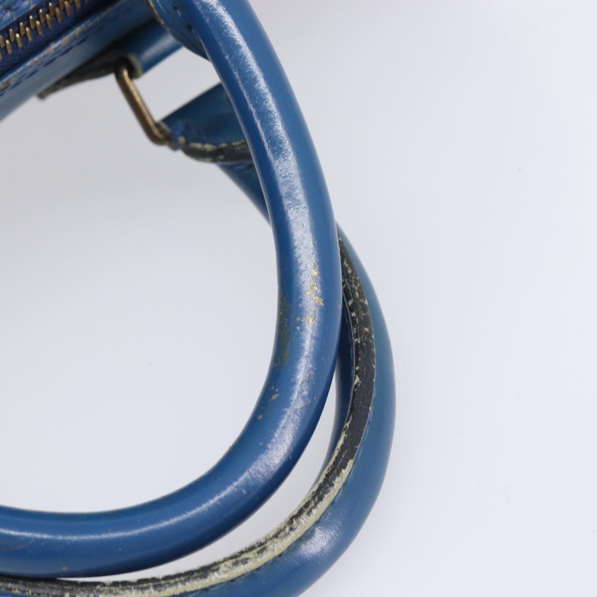 LOUIS VUITTON Epi Speedy 30 Hand Bag Toledo Blue M43005 LV Auth LN070