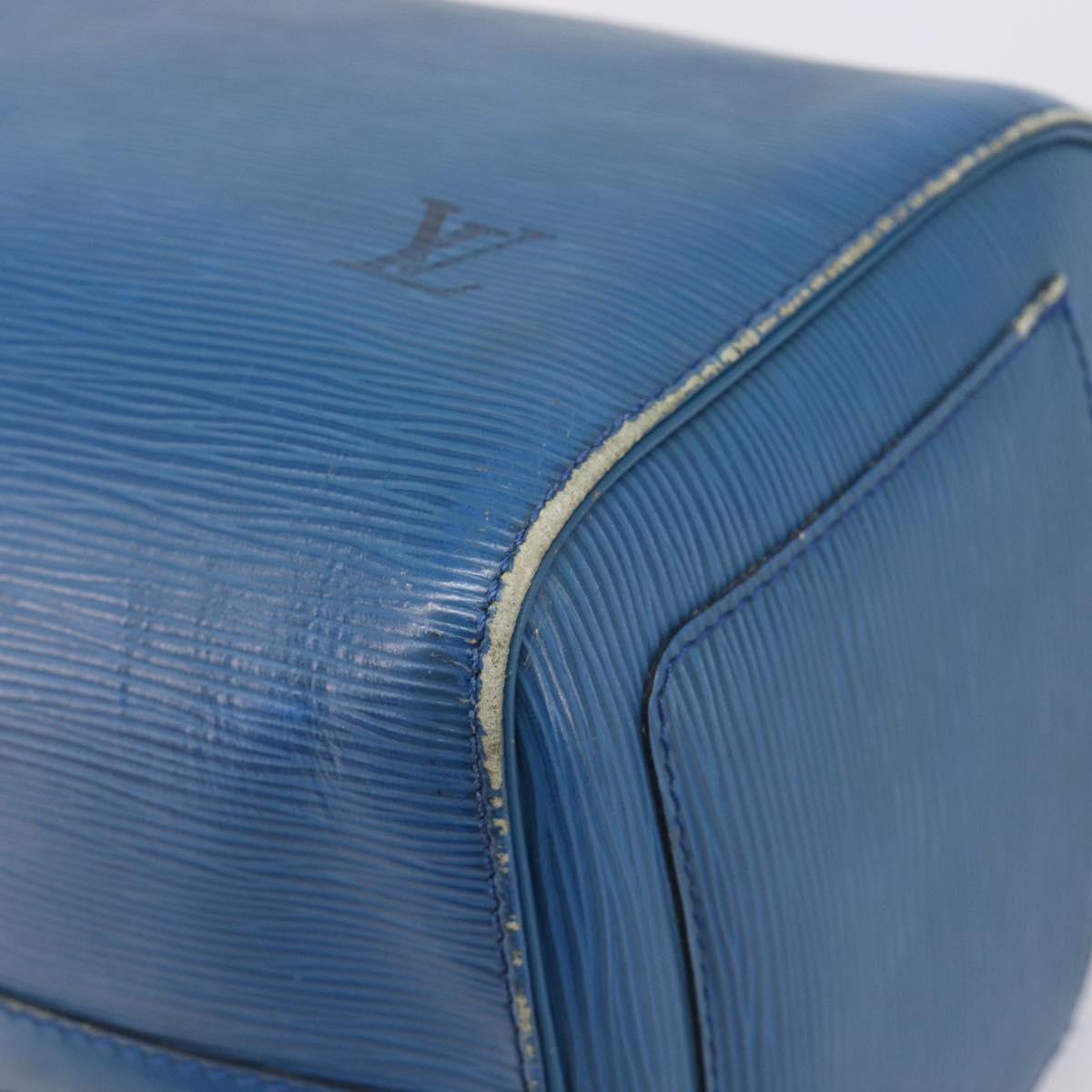 LOUIS VUITTON Epi Speedy 30 Hand Bag Toledo Blue M43005 LV Auth LN070