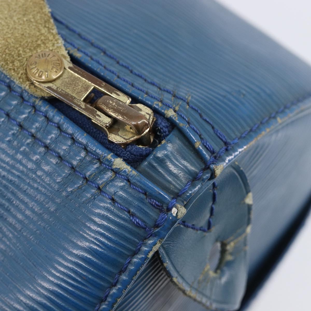 LOUIS VUITTON Epi Speedy 30 Hand Bag Toledo Blue M43005 LV Auth LN070