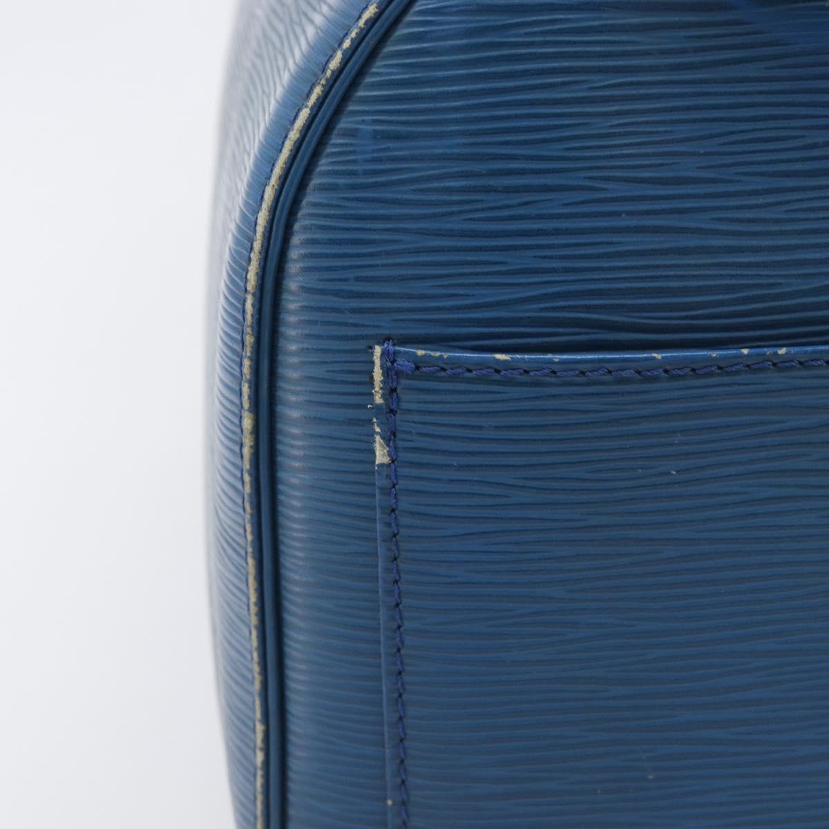 LOUIS VUITTON Epi Speedy 30 Hand Bag Toledo Blue M43005 LV Auth LN070