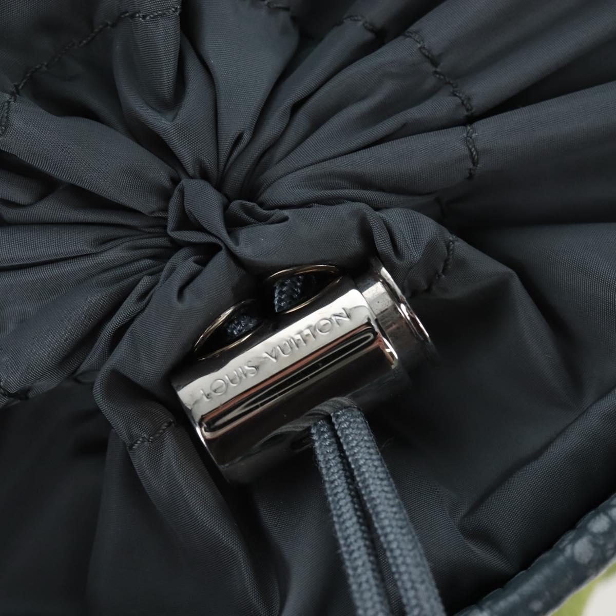 LOUIS VUITTON Taurillon Monogram Climbing Chalk Nano Bag Gray M81572 LN075SAM