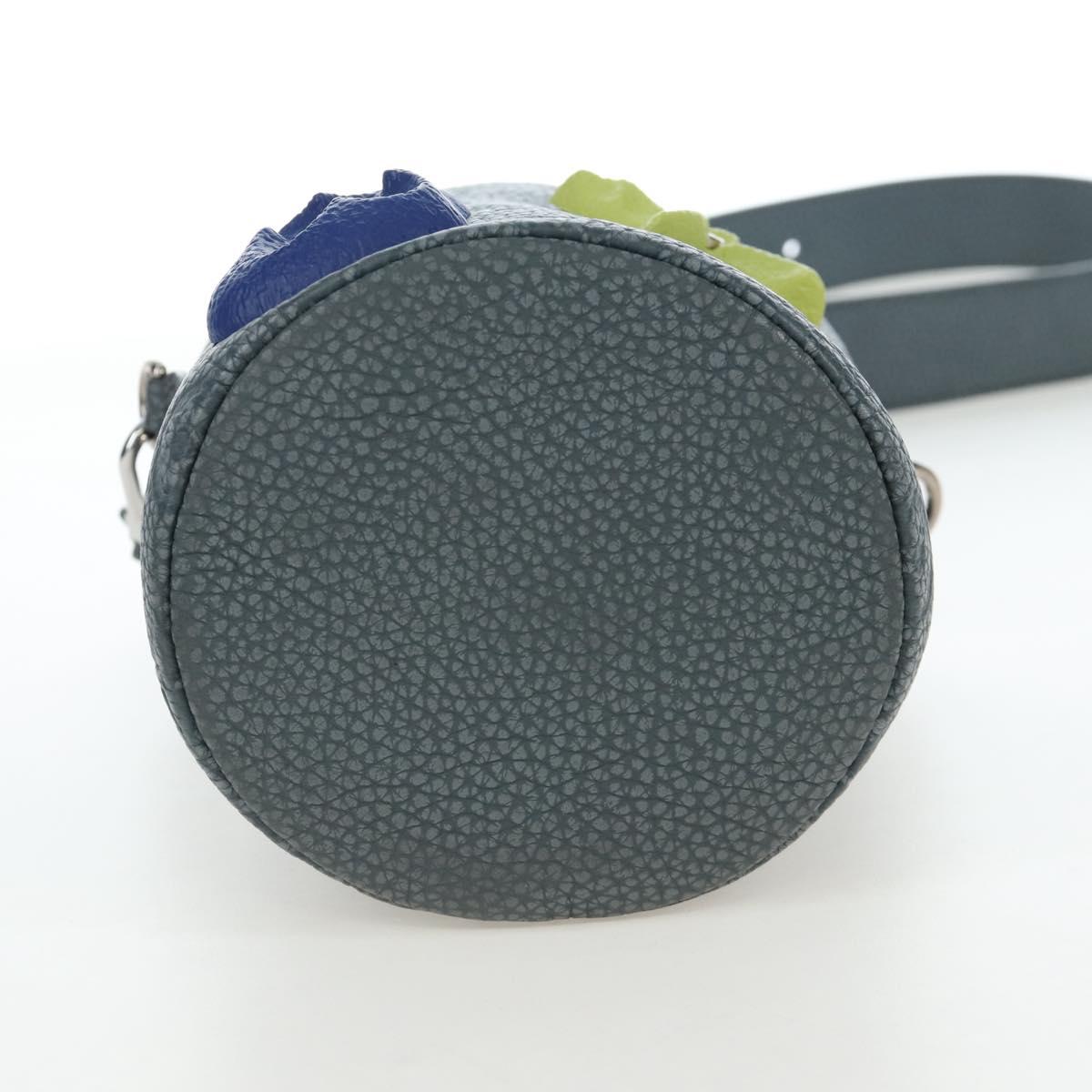 LOUIS VUITTON Taurillon Monogram Climbing Chalk Nano Bag Gray M81572 LN075SAM