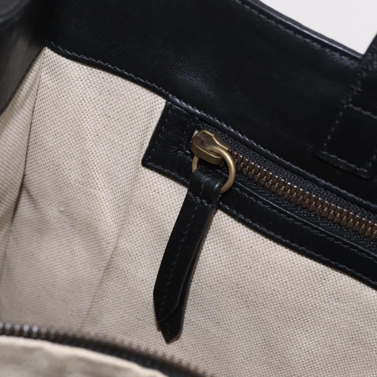 GUCCI GG Supreme Tote Bag PVC 2way Beige Gold Tone 450950 Auth LN076V
