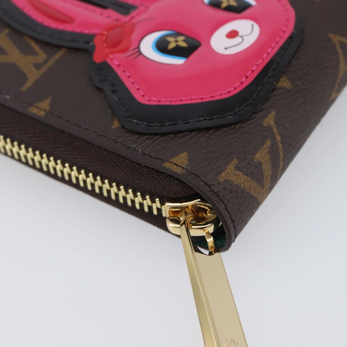 LOUIS VUITTON Monogram sun yitian Zippy Wallet Long Wallet M83689 LV Auth LN089M