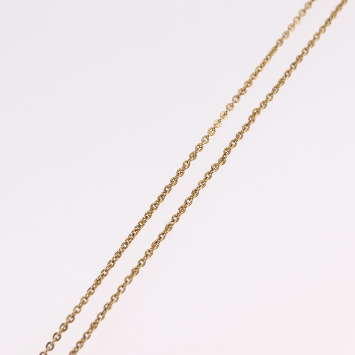 LOUIS VUITTON Collier Raydy Lucky Necklace Metal Gold Tone M64713 LV Auth LN103V
