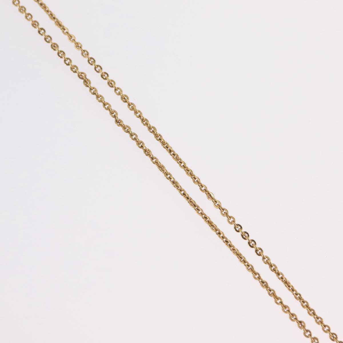 LOUIS VUITTON Collier Raydy Lucky Necklace Metal Gold Tone M64713 LV Auth LN103V