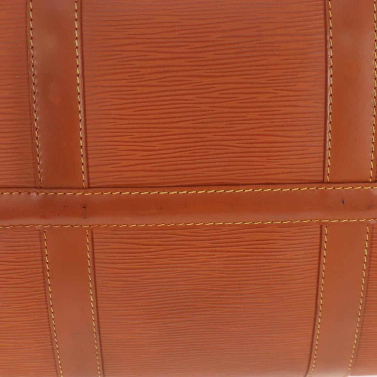 LOUIS VUITTON Epi Keepall 50 Boston Bag Zipangu Gold M42968 LV Auth LN105V