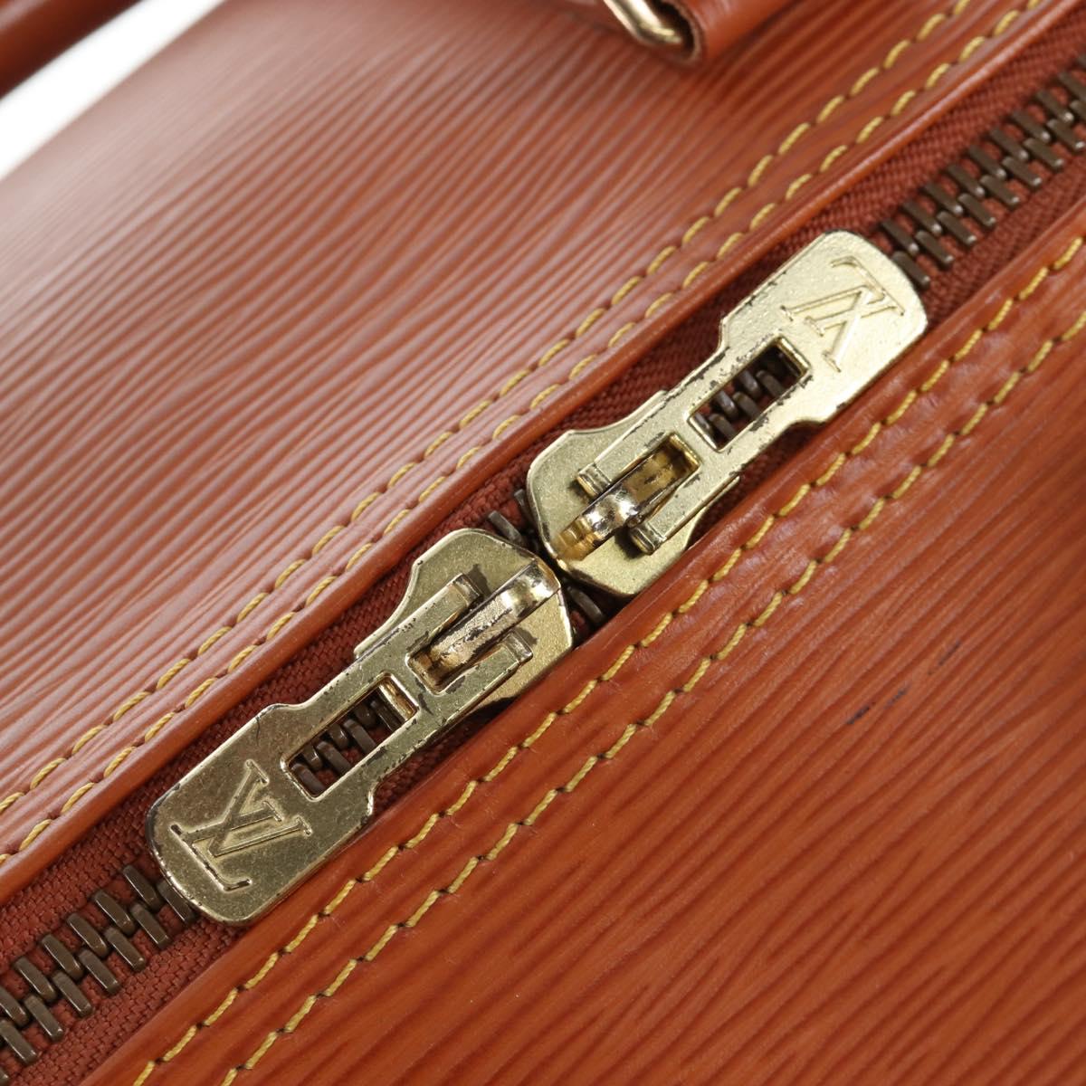 LOUIS VUITTON Epi Keepall 50 Boston Bag Zipangu Gold M42968 LV Auth LN105V