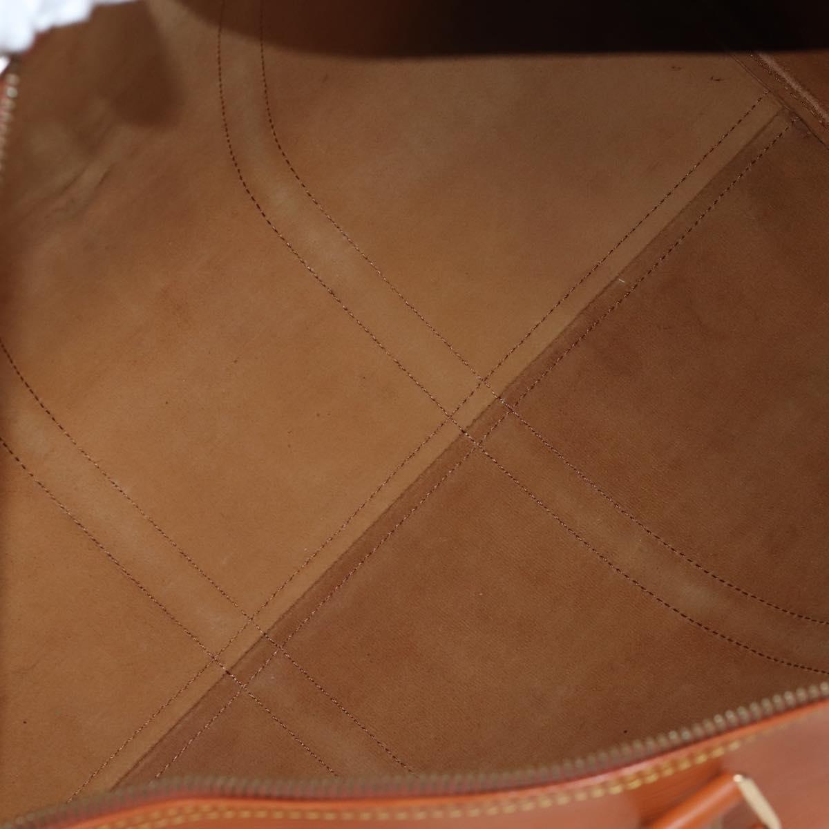 LOUIS VUITTON Epi Keepall 50 Boston Bag Zipangu Gold M42968 LV Auth LN105V