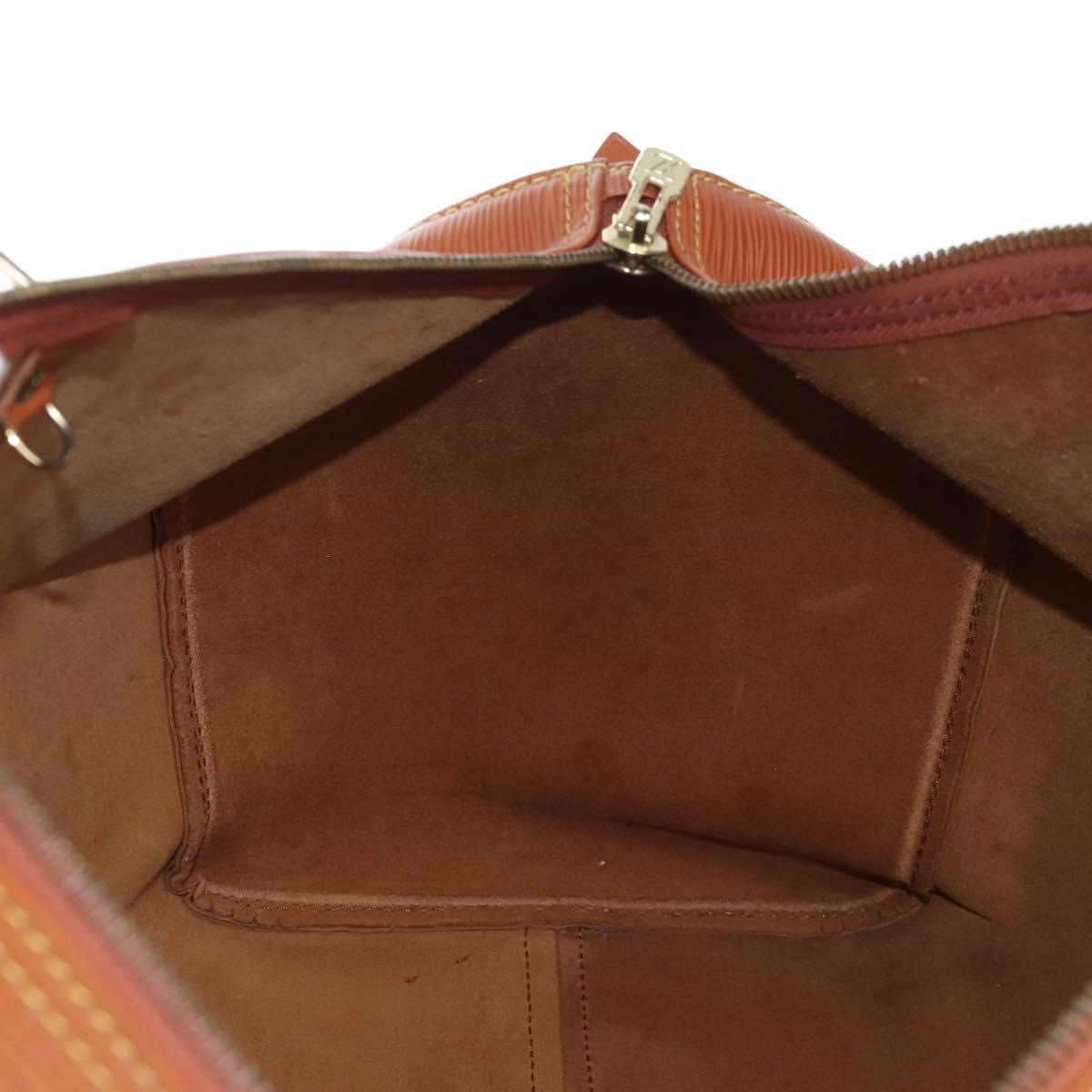 LOUIS VUITTON Epi Keepall 50 Boston Bag Zipangu Gold M42968 LV Auth LN105V