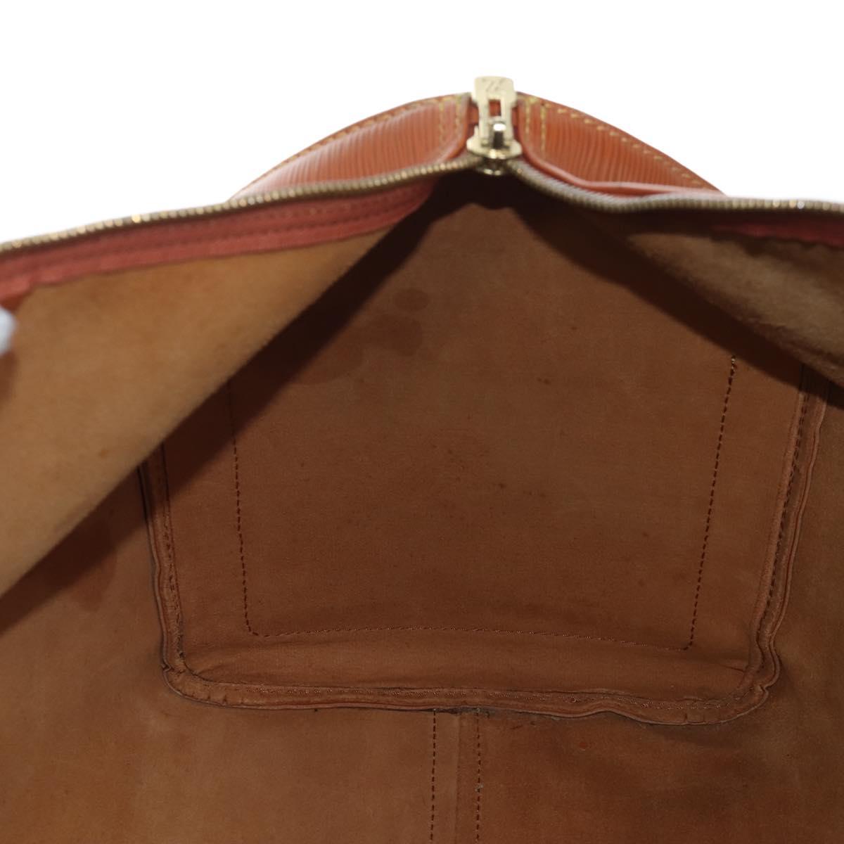 LOUIS VUITTON Epi Keepall 50 Boston Bag Zipangu Gold M42968 LV Auth LN105V
