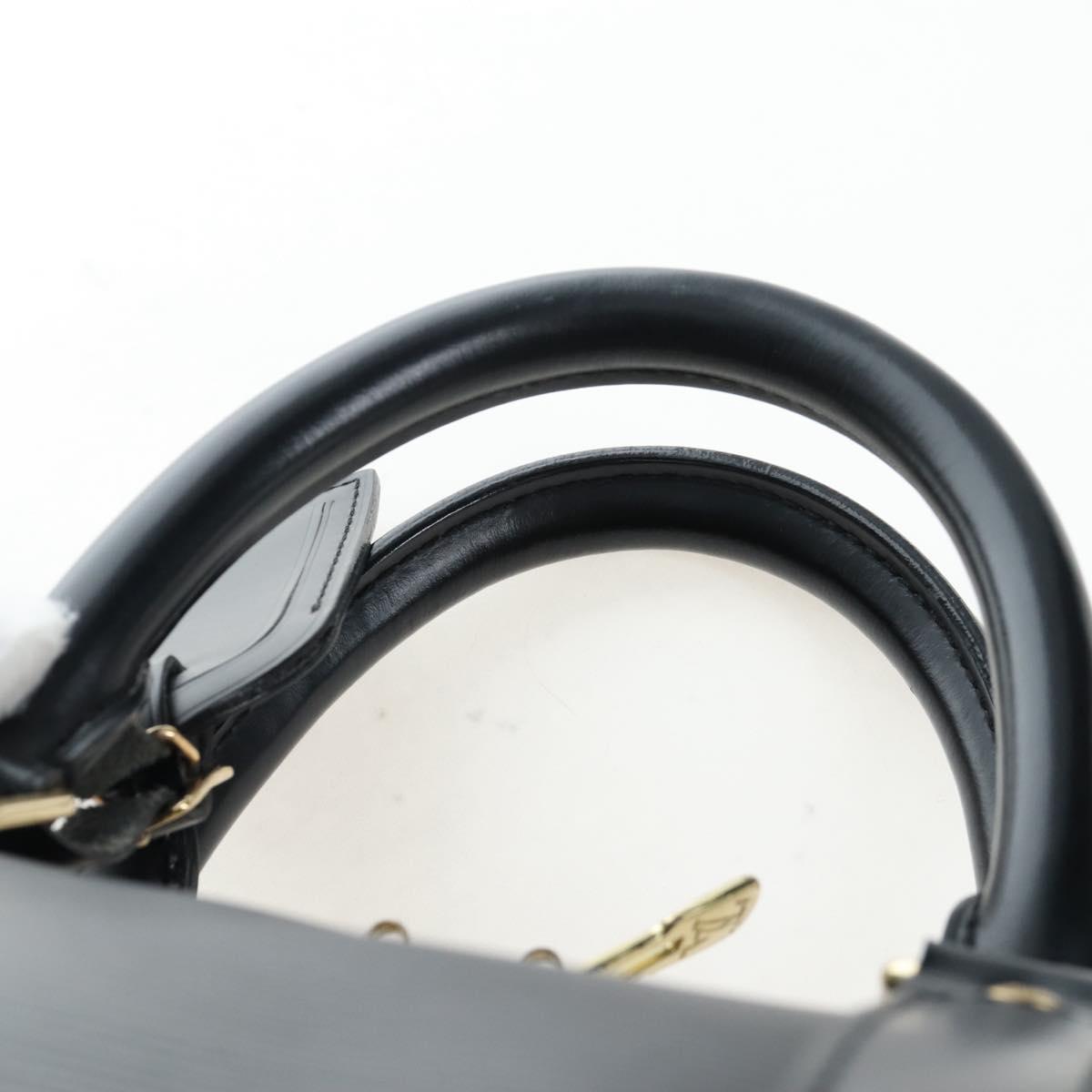 LOUIS VUITTON Epi Keepall 50 Boston Bag Noir M42962 LV Auth LN106V