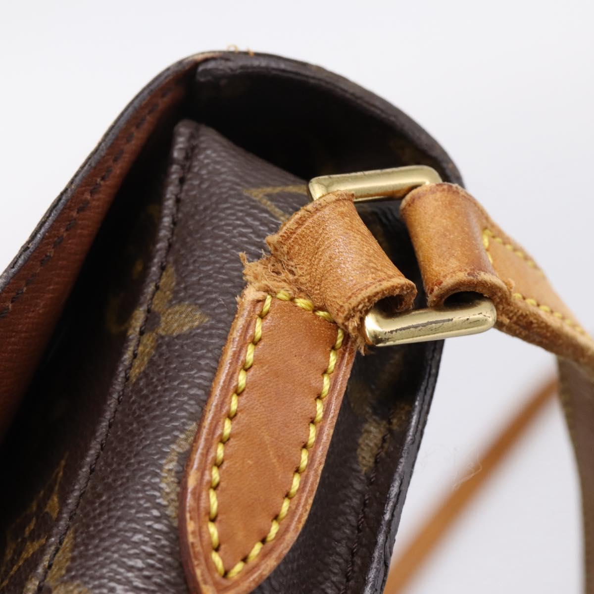 LOUIS VUITTON Monogram Saint Cloud MM Shoulder Bag M51243 LV Auth LN126