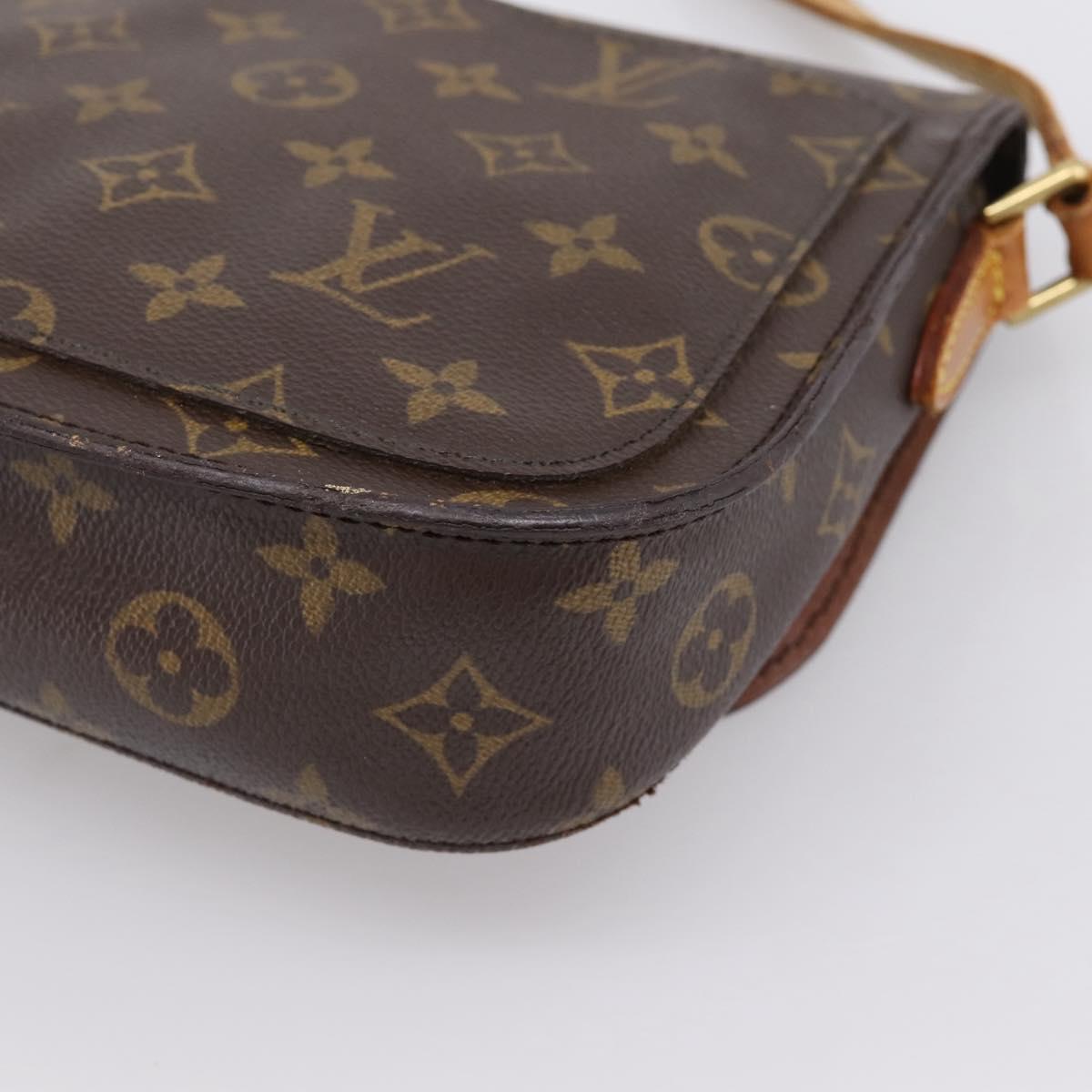 LOUIS VUITTON Monogram Saint Cloud MM Shoulder Bag M51243 LV Auth LN126